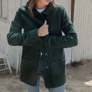 Tradlands Corduroy Field Jacket — Forest Green
